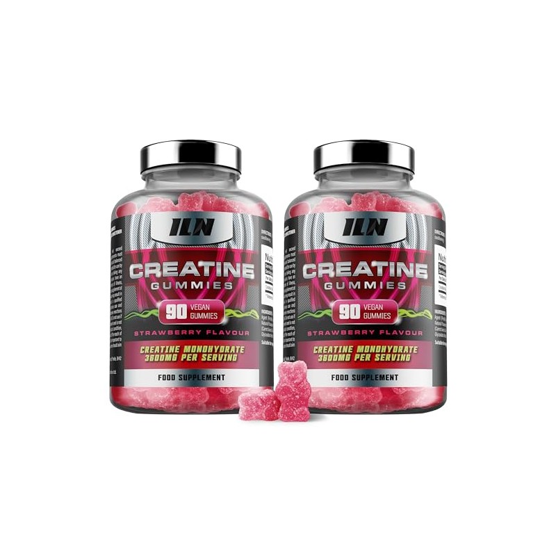 Creatine Gummies – 6000mg Creatine Monohydrate Gummies – 180 Gummies