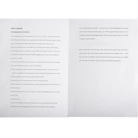 eTone Film Development Box for 4x5 Darkroom Compact Development Tank with 4x5 Spiral Roll for Large Format Films Developing Tank with 4x5 Spiral Reel