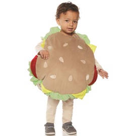 UNDERWRAPS unisex child Toddler's Plush Hamburger Belly Babies Costume, Multi, Medium US