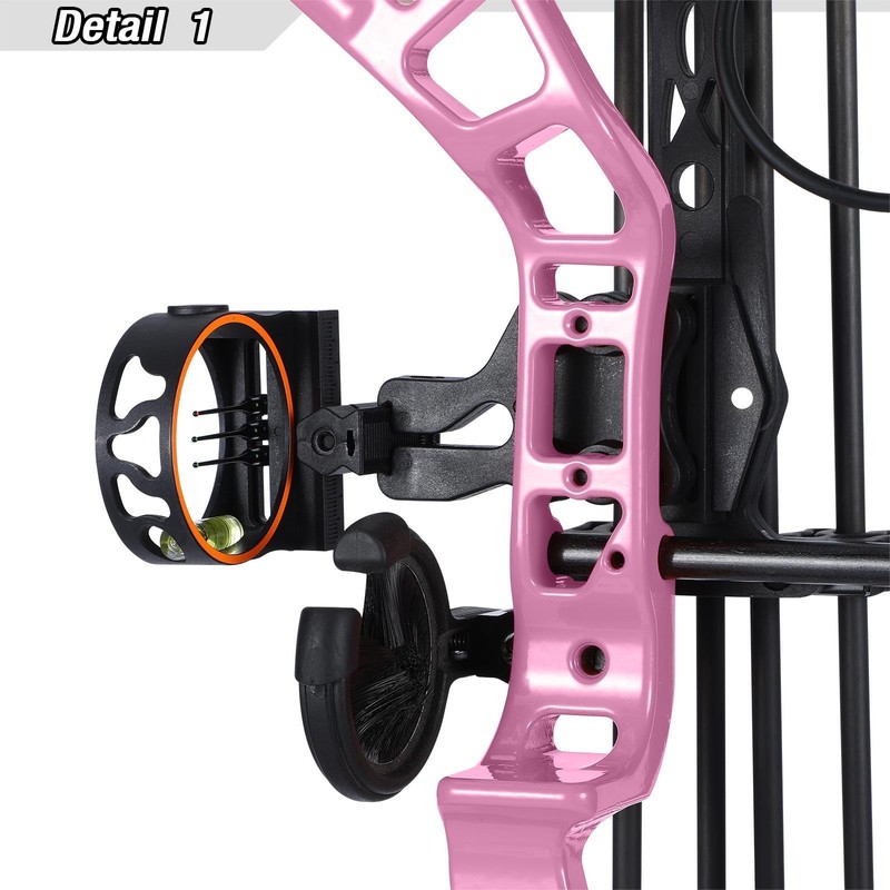 PANDARUS Compound Bow Set 10-40lbs for Pull Child Right Hand