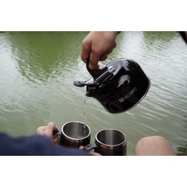 Valiant FIR659 1L Portable Camping Whistling Kettle-Blue, Aluminium, 1 Liter