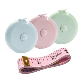 GDMINLO 3 Pack Tape Measure Measuring Tape for Body Fabric  60-inch 1.5 Meter,