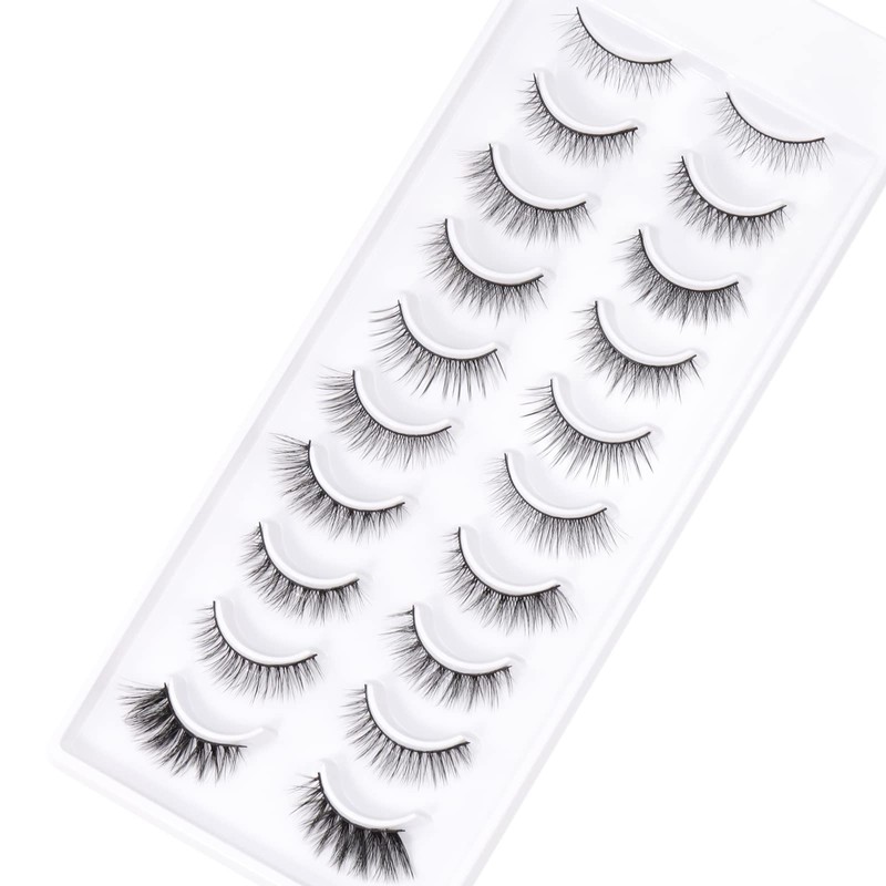 EMEDA 10 Styles False Eyelashes Natural False Eyelashes Set 10