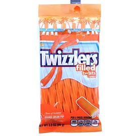 Twizzlers Filled twists Candy Orange Cream Pop