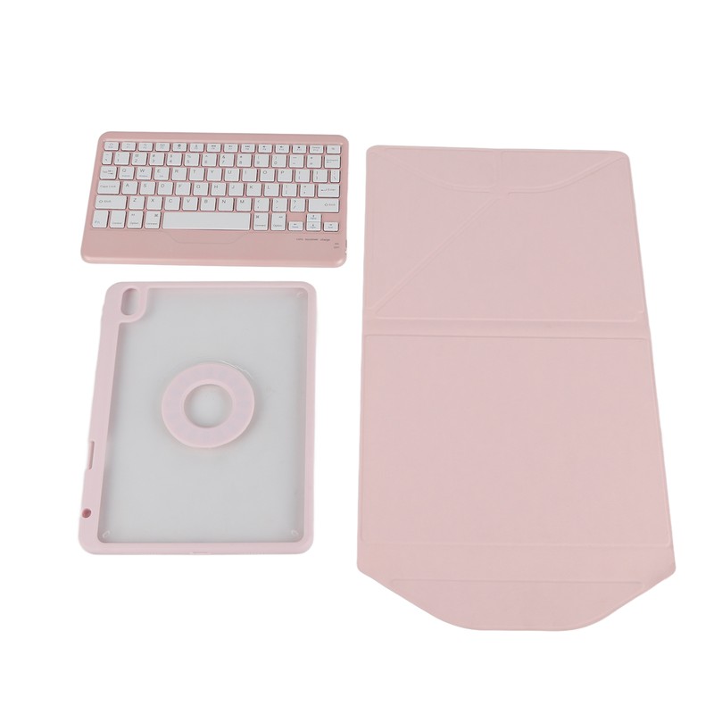 Vertical Keyboard Case Multi Angle Magnetic Clear Back Cover Detachable