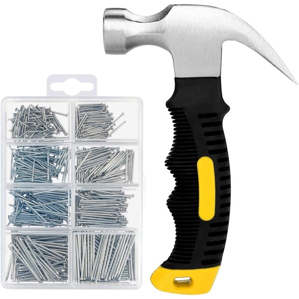 560pcs Small Nails for Hanging Pictures Assortment Kit & 325g