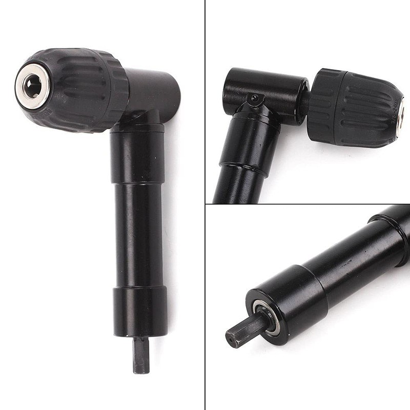 0.8-10mm Right Angle Bend Extension, Keyless 90 Degree Drill Chuck