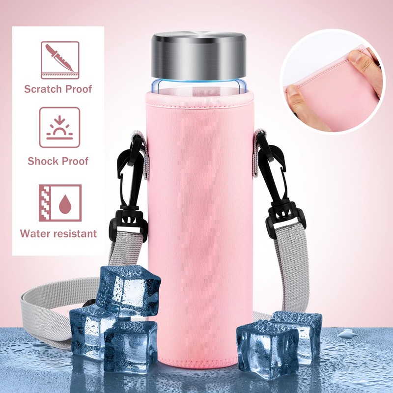 FillTouch Water Bottle Holder Water Bottle Bag Carrier Neoprene Portable