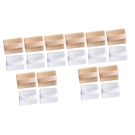 Beavorty 20 pcs Facial Powder Puff Soft Synthetic Sponge with Strap for Loose Pressed Powder Washable Makeup Applicators for Home Salon and Travel Use for Women