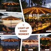 Patio Umbrella Lights 120 LED Cordless Waterproof Lights for Outdoor