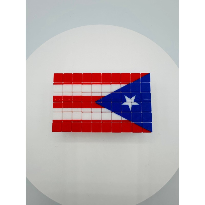 ChatterBlox - Puerto Rican Flag