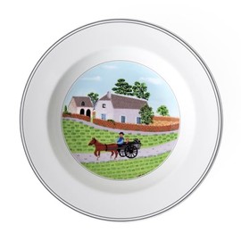 Villeroy & Boch – Design Naif Piatto Fondo Variopinto, Lavabile in Lavastoviglie, Adatto per Microonde, Piatto Ceramica, Ciotola per Zuppa, Porcellana Premium