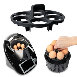 KochFix Egg Holder for Thermomix - Insert for Egg Boiling for Thermomix Cooking Basket - Egg Cooker Accessories for TM5, TM6, TM31