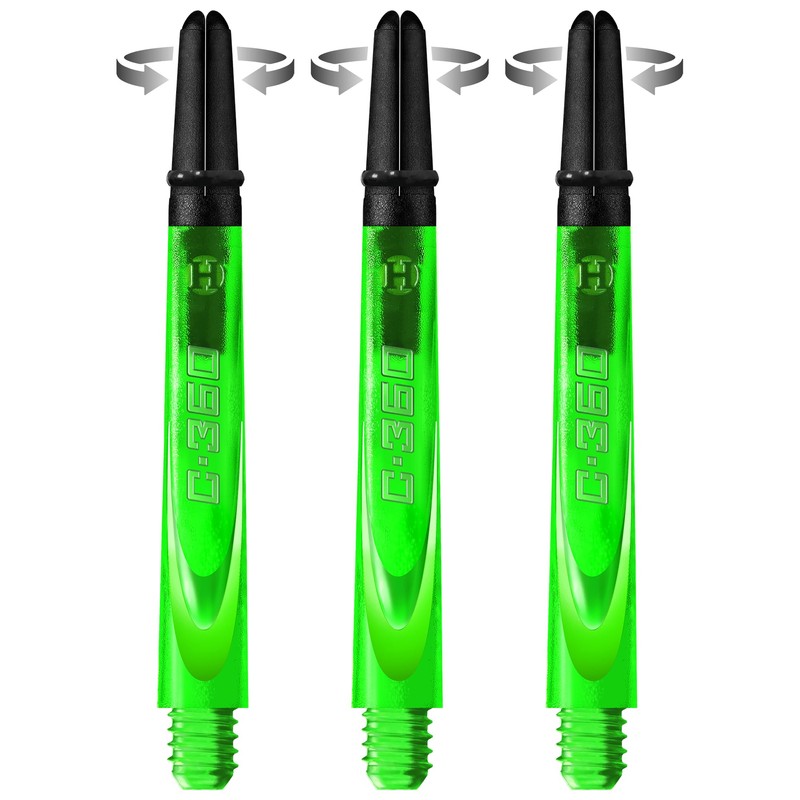 Harrows Darts Technology Carbon 360 Shafts, Rotating Carbon Top by
