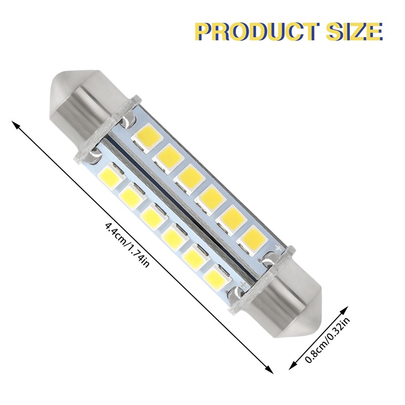 PWEOW 200729000P RV Refrigerator 12V LED Light Bulb for Dometic