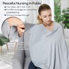 Nursing Cover & Baby Nursing Poncho,Multi Use Breastfeeding Cover for