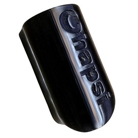 A stick-on, Multi-purpose, Chapstick Holder for your Car, Boat, Home or Office, it Secures Lip Balm, Glasses, Pens, Tools and more. Works on any smooth, flat surface.-Black