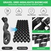 2-3-4 Inch Depth Geogrid Gravel Grid,9x17 FT HDPE Geo Cell