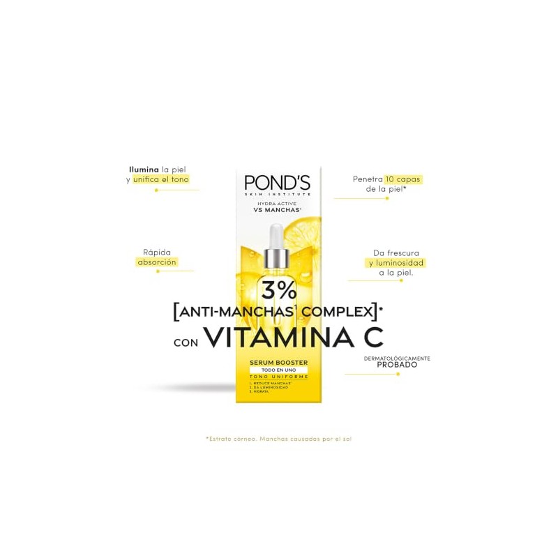 Pond's Kit Anti-Manchas Vitamina C y Protección Solar, 3pzas: Gel