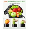 Cold Press Juicer, ECOSELF Juicer Machines with 4.35" Large Feed