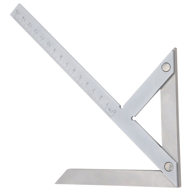 High Accuracy Center Angle Gauge Protractor Stainless Steel 45/90 Degree