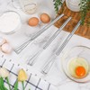Webake Stainless Steel Whisk Mini Whisk 3 Pcs Long Egg
