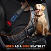 IronSeals 5.2-6 Ft Retractable Reflective Dog Leash Strong Bungee Shock