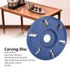 6‑Tooth Arc Dics Hexagonal Shovel for Roughening Polishing Carving Woodworking