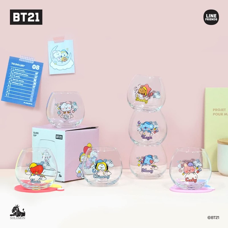 Solomon Shoji BT21 Cup & Coaster Set (KOYA) Cup &