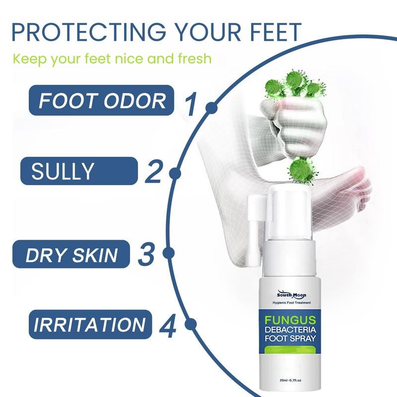 South Moon 1/2/4pcs Foot Care Spray Contains glycerin, tea tree
