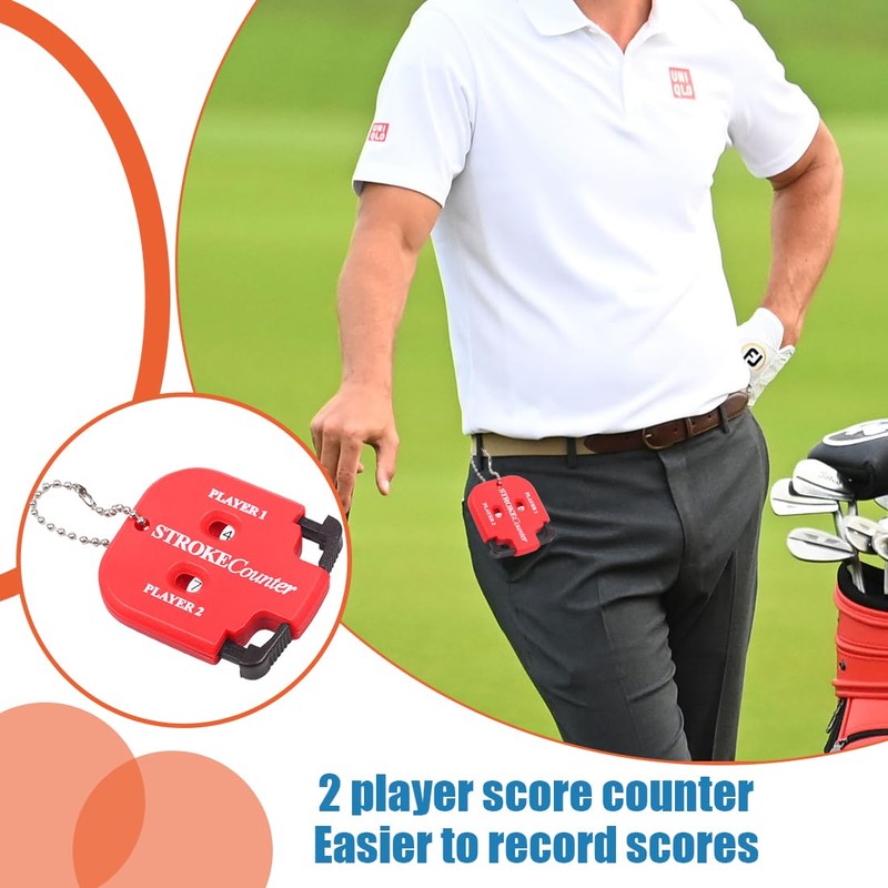 IKOPFLN Golf Score Counter Stroke Counter Golf Result Counter Golf