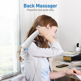 Back Massager,Handheld Back Massager 8 Powerful Speeds and 20 Patterns, for Neck, Gifts for Women and Men