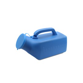 PEPE - Urine Bottles for Men (1 Piece, Not Airtight), Urine Bottle for Travel, Bed Bottle for Urine, Urinal for Men on the go, Urine Bottle Men, Portable Urine Bottles, Blue