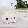 COSGOO Cute Plush Cat Stuffed Squishy Animal Cat Cylindrical Body