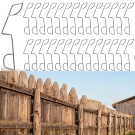 ZFFAFUR Fence Panel Wedges, 50 Pcs Panel Clips, Fence Wedges to Stop Rattling and Banging, Durable Stainless Steel Grips for 12 Fences, Wedges to Stop Bangin and Rattling