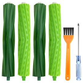 GlasFlength GlasFlength 2 Satz Rollen B1rste B1rsten Ersatzteile f1r iRobot Roomba E5 E6 E7 j7 j7+ j7 Plus i8 i8+ i7 i7+ i4 i3 i3+, Gummiwalzenb1rste Zubeh?r Kompatibel f1r iRobot Roomba E I J Serie Staubsauger