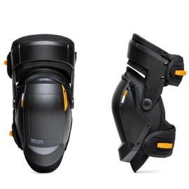 ToughBuilt - Rodilleras estabilizadoras de apoyo para el muslo (GelFit Rodillera - Negro)                                                             