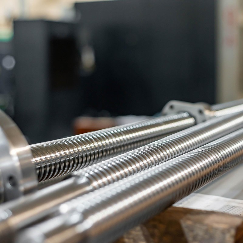 sourcing map Fully Threaded Rod M8 x 300mm 1.25mm Thread