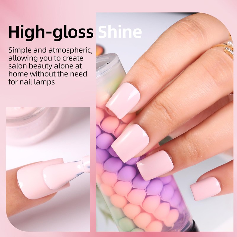 DouborQ Nail Polish Long-lasting Nail Art Varnish (22, 0.35 Fl