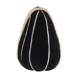 Apricot Lamb Crispy Melon Seeds Plush Stuffed Animals for Kids, Soft Cute Plush Toys for Baby Girl and Boy, Fluffy Crispy Melon Seeds Black 6.7 Inches