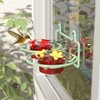 Window Hummingbird Feeder, Small Hummingbird Feeder for Outdoors with Strong