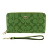 Coach c4452 imma1 Women's Long Wallet, Green, green