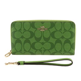 Coach c4452 imma1 Women's Long Wallet, Green, green