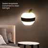 LED Wall Light Apple Shaped Waterproof 6W 3000K Aluminum and