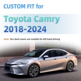 SKYLOTEC Dashboard Mats Dash Covers Pad Compatible with Toyota Camry SE XSE LE Sport 2018 2019 2020 2021 2022 2023 2024 Dash Carpet Protector