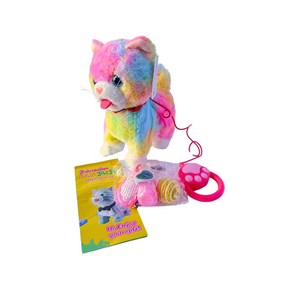 Walking Singing Cat Set Singing That Purrs and Meows Animated