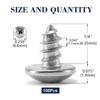 #4 x 1/4" Wood Screw 100Pcs Truss Head Phillips 18-8