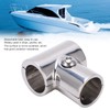 90° T Tee Tube Pipe Connector 1in/25.4mm ID Separable Stainless