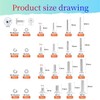 880 Pcs M2 M3 M4 M5-304 Stainless Hex Socket Flat