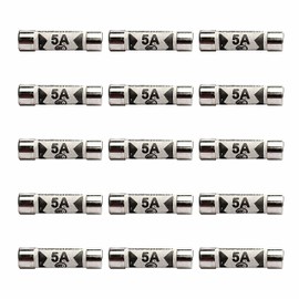 15 x Fuses 5A, 5 Amp Fuses UK 240V/250V pack of 15 of 5A Fuses BS1362 Fuses by ZARB